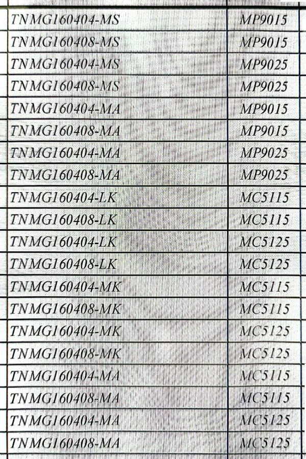 Mảnh Tiện Mitsubishi TNMG160404-MS- Grade - Ảnh 2