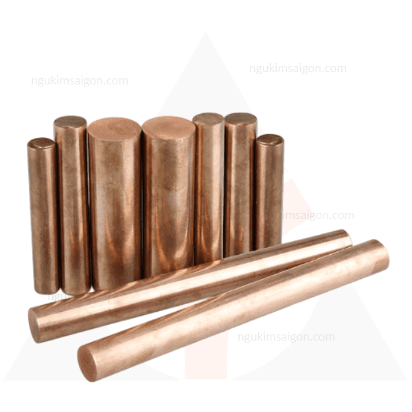 Đồng Beryllium (BeCu) Ø8x1000L - Cây 1 Đồng Beryllium