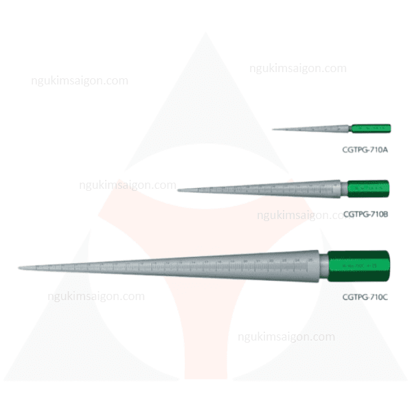 Dưỡng đo đường kính lỗ 4-25mm niigataseiki, trục côn đo lỗ tròn, CGTPG-710C 1 Dưỡng đo đường kính lỗ