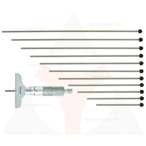 Panme đo độ sâu, có thanh nối